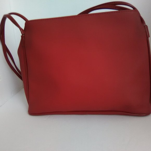 Vintage Esprit Red Medium Size Shoulder Bag/Pocketbook - Picture 2 of 13